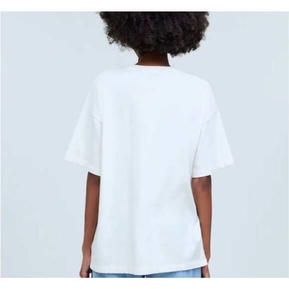 Madewell x New York Botanical Garden Graphic Tee White Cotton Size XS NEW - Picture 2 of 8